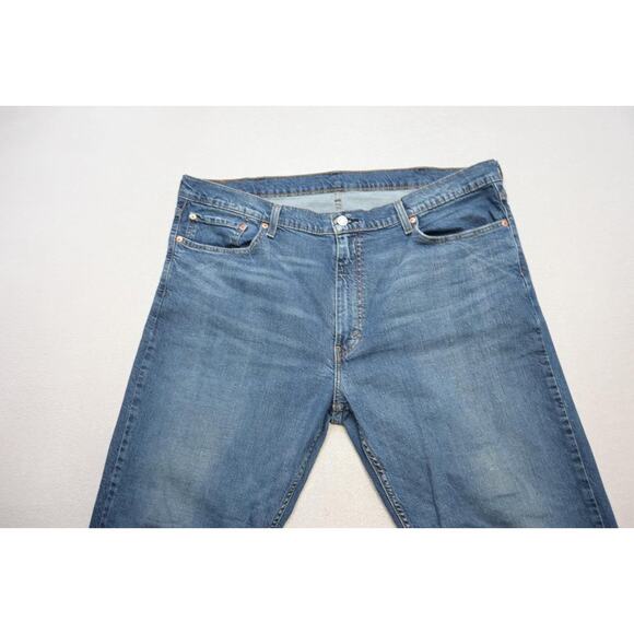 Levi's 559 Relaxed Straight Fit Rugged Blue Denim Jeans Mens Sz 42 x 32 - Picture 5 of 10
